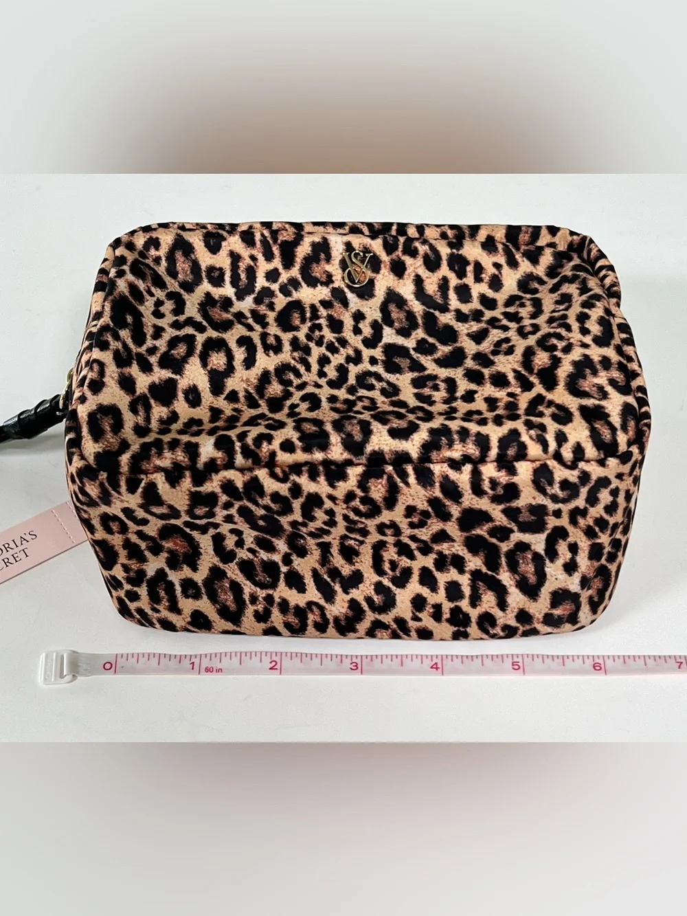Victoria’s Secret Leopard Nylon Cosmetic Bag NWT
